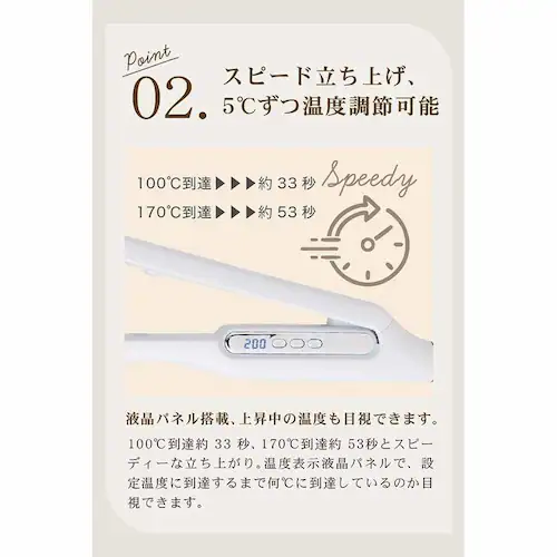 ローネジャパン URU ストレート&カールヘアアイロン AG-0006-BK ブラック【プラザセレクト】_14