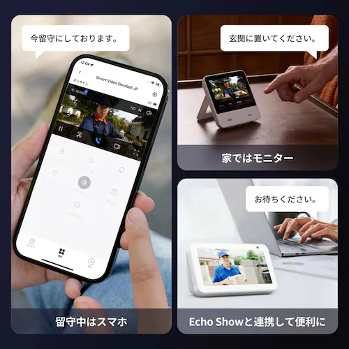 SwitchBot  スマートテレビドアホン W6702002 【プラザセレクト】【前払い不可】【代引き不可】【同梱不可】_2