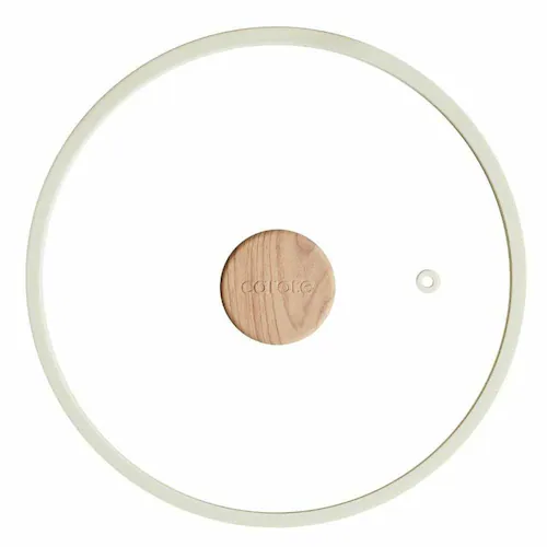 LIV PLUS CAROTE(カローテ) ガラス蓋 28cm アイボリー NM-5020 COSY-ICE ベストコ NM-5020 28cm【プラザセレクト】_7