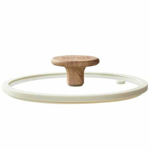 LIV PLUS CAROTE(カローテ) ガラス蓋 28cm アイボリー NM-5020 COSY-ICE ベストコ NM-5020 28cm【プラザセレクト】_8