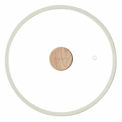 LIV PLUS CAROTE(カローテ) ガラス蓋 28cm アイボリー NM-5020 COSY-ICE ベストコ NM-5020 28cm【プラザセレクト】_11