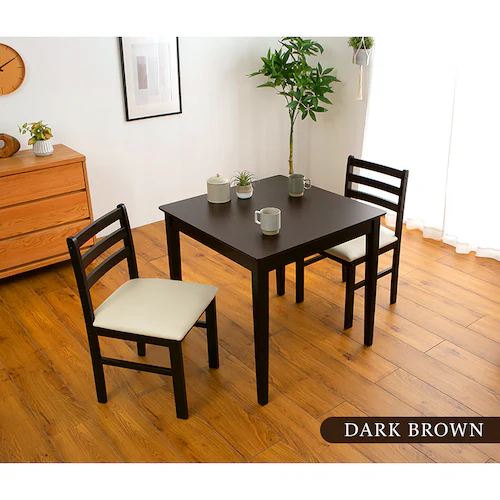 ダイニング3点セット(テーブル・チェア2脚) ベージュ【プラザセレクト】_11