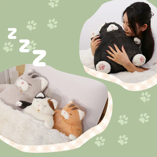 りぶはあと ねこ肯定感 抱きまくらM 27722-11 【プラザセレクト】_6