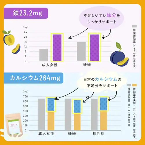 ベルタ 【妊活】ベルタ葉酸サプリ60粒 【プラザセレクト】_4