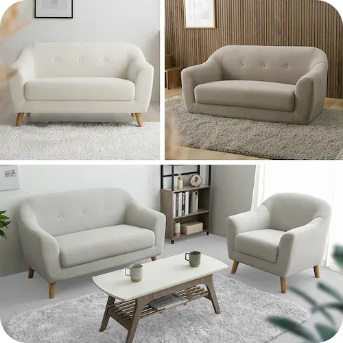 ソファ 2人掛け コンパクト ヴェリナ2P-IV アイボリー【プラザセレクト】_18