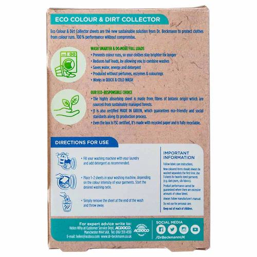 Dr.B ECOカラー&ダートコレクター 色移り防止 40枚 40枚 【プラザセレクト】_2