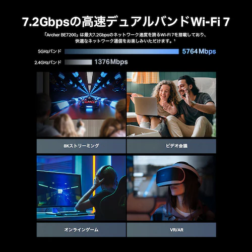 TP-Link WiFi7無線LANルーター Archer BE7200 【プラザセレクト】_3