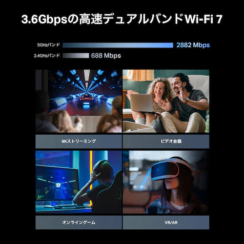 TP-Link Wi-Fi7無線LANルーター Archer BE3600 【プラザセレクト】_3