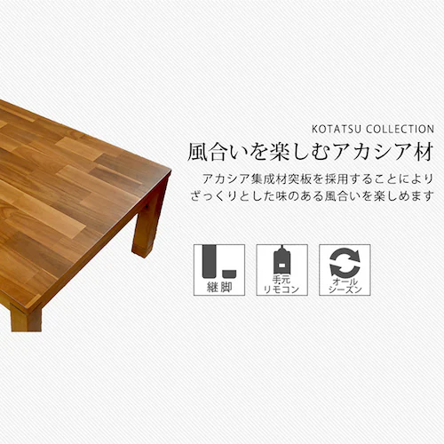 リビングコタツ タリスK-120 【時間指定不可】【代引不可】【同梱不可】【プラザセレクト】_3