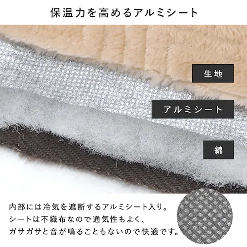 うす掛けこたつ布団 ビケ7560-BE ベージュ【時間指定不可】【代引不可】【同梱不可】【プラザセレクト】_3