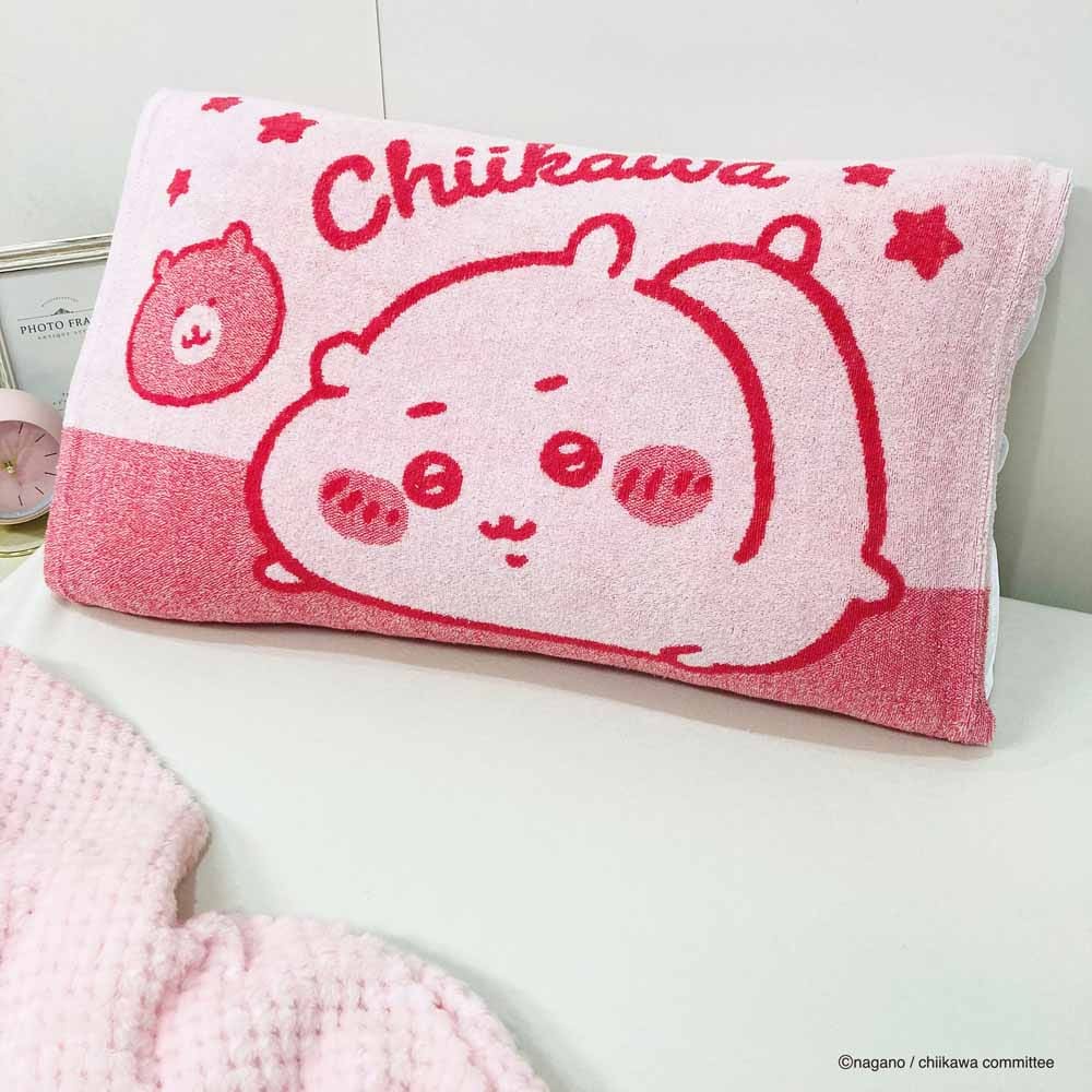 ちいかわ 枕のびのびピローケース タオル地 うさぎ【プラザセレクト