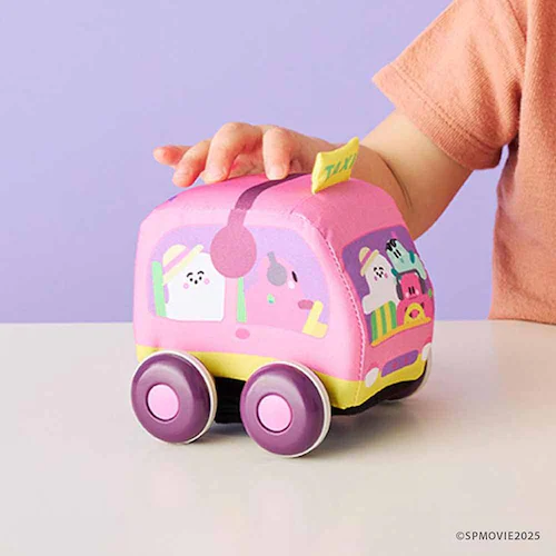 DADWAY やわらかプルバックカー TYSYN003010100 ぷしゅぷしゅ/ホワイト【プラザセレクト】_9