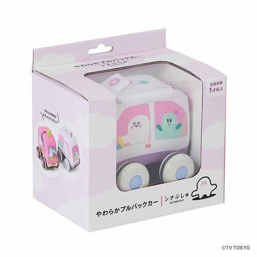 DADWAY やわらかプルバックカー TYSYN003010100 ぷしゅぷしゅ/ホワイト【プラザセレクト】_10