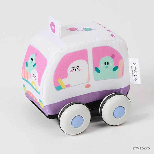 DADWAY やわらかプルバックカー TYSYN003010100 ぷしゅぷしゅ/ホワイト【プラザセレクト】_11