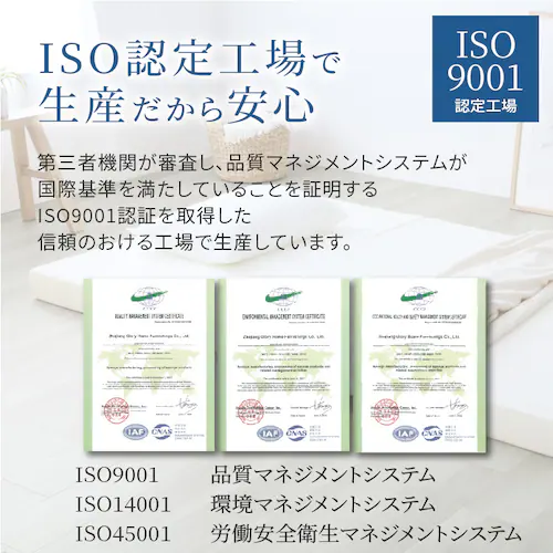 3つ折りマットレス・プロファイルタイプ シングル ネイビー【プラザセレクト】_10