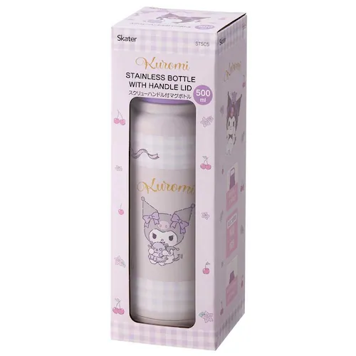 スケーター 水筒 スクリューハンドル 真空ステンレス ボトル 500ml STSC5 シナモロール-ぬいぐるみハグ【プラザセレクト】_3