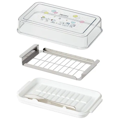 スケーター ステンレスバターカッター & バターケース バターナイフ付 BTG2DXNN スヌーピー-バルーン【プラザセレクト】_7