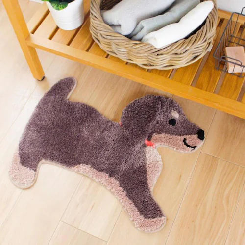 オカ 洗えるアクセントマット シュナウザー【プラザセレクト】_7