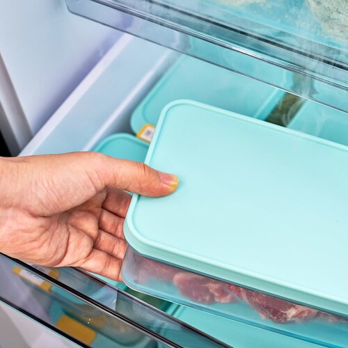 LIV PLUS �x�X�g�R �Ⓚ �ۑ��e�� 450ml �d�q�����W �H��@�Ή� �u���[ ���b�N�����b�N �t���[�Y�� �R���e�i �u���[ HFL101 �y�v���U�Z���N�g�z_5