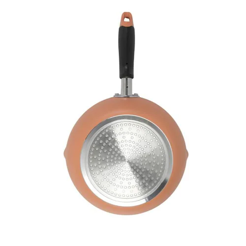 パール金属 深型フライパン 22cm ディープパン IH ガス火対応 目盛付 イエロー HC-65 イエロー【プラザセレクト】_6