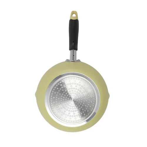 パール金属 深型フライパン 22cm ディープパン IH ガス火対応 目盛付 イエロー HC-65 イエロー【プラザセレクト】_11