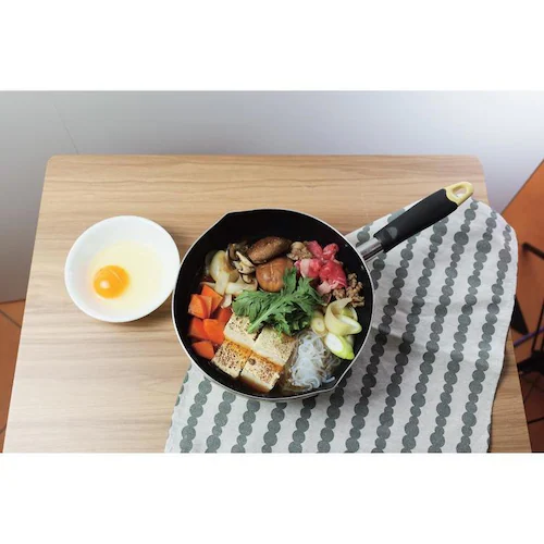 パール金属 深型フライパン 22cm ディープパン IH ガス火対応 目盛付 イエロー HC-65 イエロー【プラザセレクト】_12