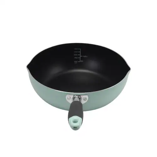 パール金属 深型フライパン 22cm ディープパン IH ガス火対応 目盛付 イエロー HC-65 イエロー【プラザセレクト】_14