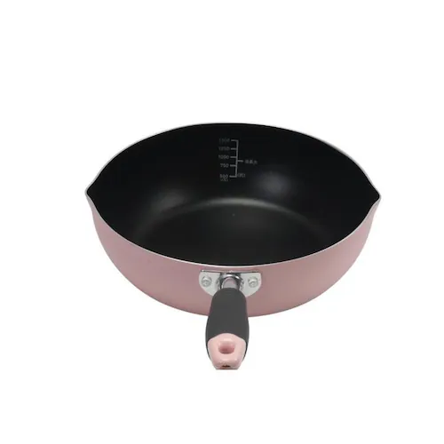 パール金属 深型フライパン 22cm ディープパン IH ガス火対応 目盛付 イエロー HC-65 イエロー【プラザセレクト】_17