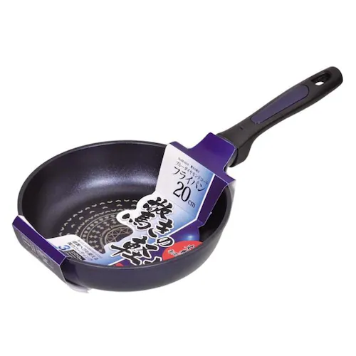 パール金属 フライパン 20cm ガス火専用 軽量 ダイヤモンドコート 驚きの軽さ ブルー HB-2016 【プラザセレクト】_2