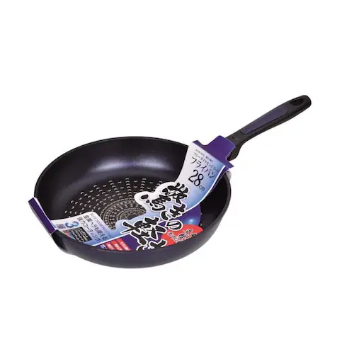 パール金属 フライパン 28cm ガス火専用 軽量 ダイヤモンドコート 驚きの軽さ ブルー HB-2018 【プラザセレクト】_2