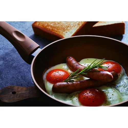 パール金属 フライパン 26cm IH ガス火対応 VISIONS GOLD Coating ゴールド CP-8812 【プラザセレクト】_2