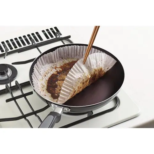 パール金属 クッキングシート フライパン用 フライパンシート 26cm用 10枚組 E-3662 【プラザセレクト】_3