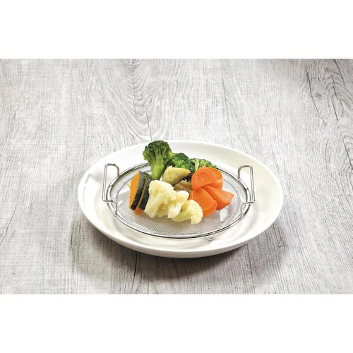 パール金属 フライパン スチーマー ミニサイズ 蒸し器 蒸し皿 ステンレス 油切りもできる HC-351 【プラザセレクト】_5