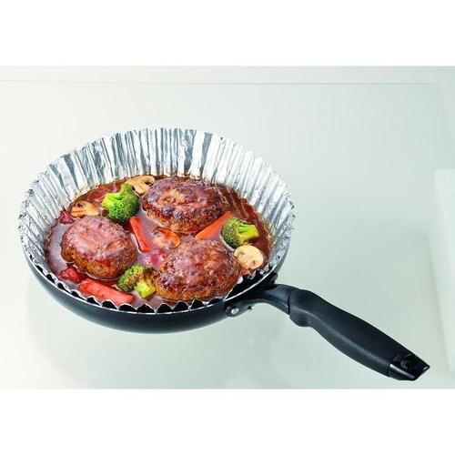 パール金属 クッキングシート アルミ フライパン用 フライパンシート 26cm用 20枚入 HB-5385 【プラザセレクト】_3