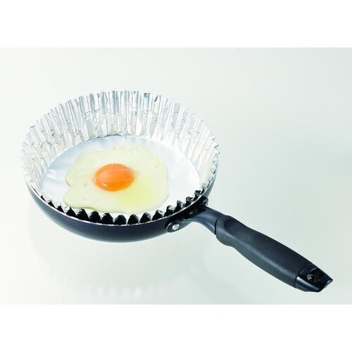 パール金属 クッキングシート アルミ フライパン用 フライパンシート 20cm用 20枚入 HB-5384 【プラザセレクト】_3