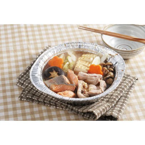 パール金属 アルミ鍋 使い捨て 丸型 17cm 900ml IH ガス火対応 3枚入 ラーメン うどん 一人鍋 HB-6941 【プラザセレクト】_4