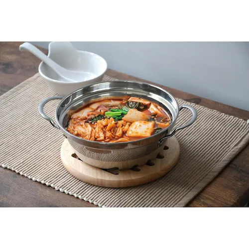 パール金属 卓上鍋 両手鍋 18cm IH ガス火対応 ガラス蓋付 ステンレス 和楽庵 HC-42 【プラザセレクト】_2