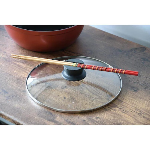 パール金属 卓上鍋 両手鍋 30cm IH ガス火対応 ガラス蓋付き 6~8人用 旨味 レッド HB-6967 【プラザセレクト】_3