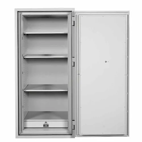 マスターロックセントリー日本株式会社 テンキー式2時間耐火業務用金庫 ライトグレー S21077 【時間指定不可】【代引不可】【同梱不可】【プラザセレクト】_4