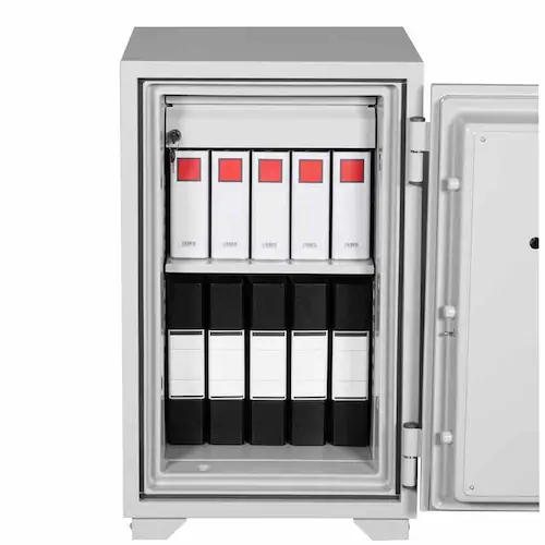 マスターロックセントリー日本株式会社 ダイヤル式1時間耐火業務用金庫 ライトグレー S6370 【時間指定不可】【代引不可】【同梱不可】【プラザセレクト】_3