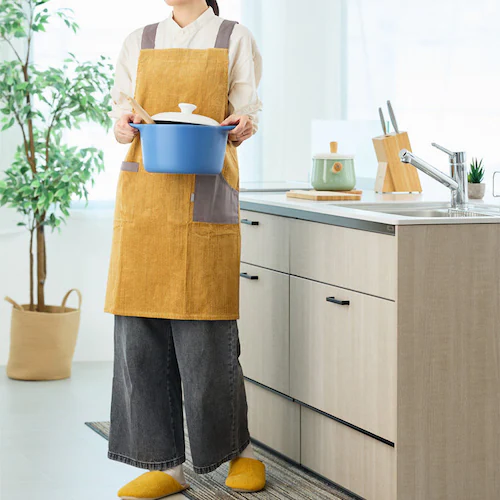 レゾトレーディング アデル エプロン 78×99cm 722508 ベージュ【プラザセレクト】_2