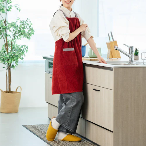 レゾトレーディング アデル エプロン 78×99cm 722508 ベージュ【プラザセレクト】_7