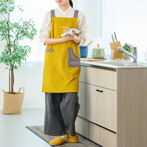 レゾトレーディング アデル エプロン 78×99cm 722508 ベージュ【プラザセレクト】_8