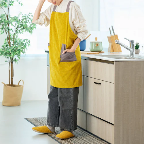 レゾトレーディング アデル エプロン 78×99cm 722508 ベージュ【プラザセレクト】_9