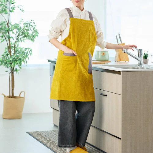 レゾトレーディング アデル エプロン 78×99cm 722508 ベージュ【プラザセレクト】_10