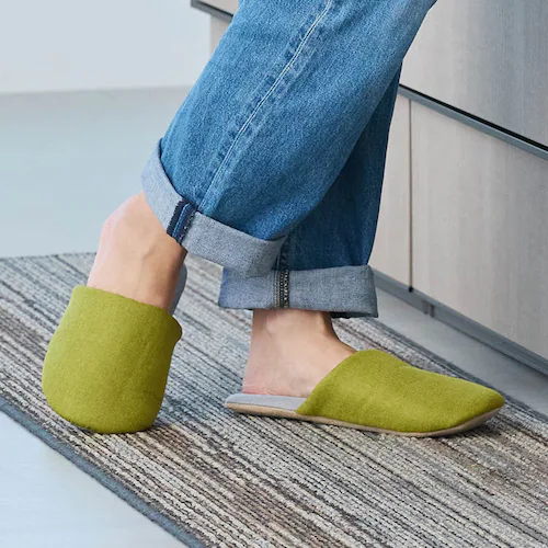 レゾトレーディング ディジョン ルームシューズ 29.5×12.5cm 722560 オリーブ【プラザセレクト】_2