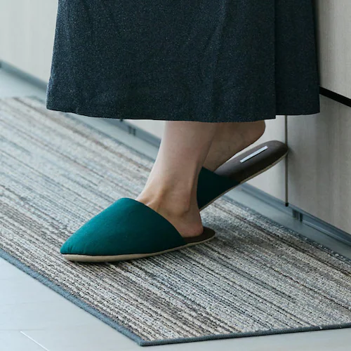 レゾトレーディング ディジョン ルームシューズ 29.5×12.5cm 722560 オリーブ【プラザセレクト】_3