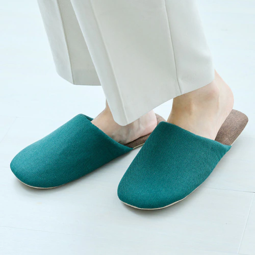 レゾトレーディング ディジョン ルームシューズ 29.5×12.5cm 722560 オリーブ【プラザセレクト】_5