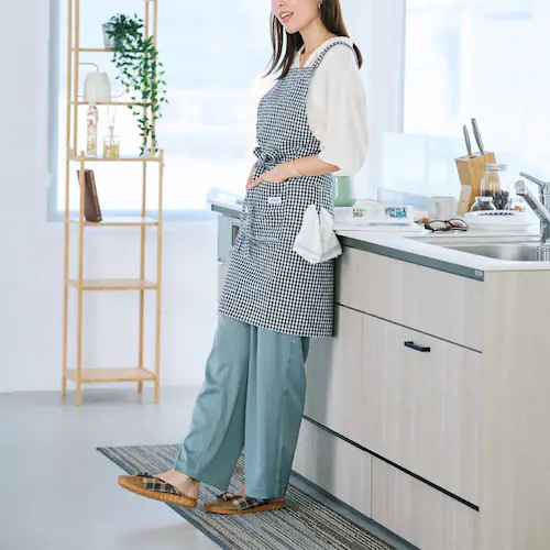 レゾトレーディング チェスター エプロン 82×88cm 722607 ブラック【プラザセレクト】_3