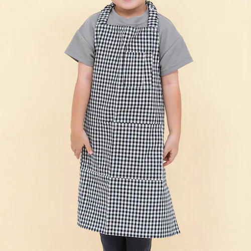 レゾトレーディング レオン キッズエプロンセット ベーシック 53×60cm 722645 グレー【プラザセレクト】_3